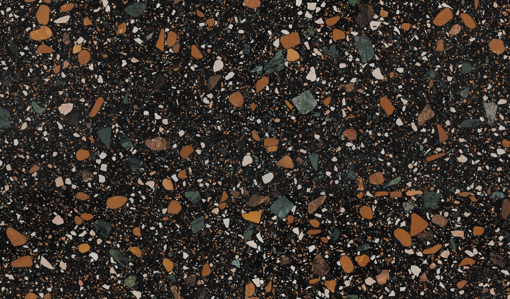 Керамогранит Terrazzo Black 800x1600 matt многоцветный — купить в Воткинске